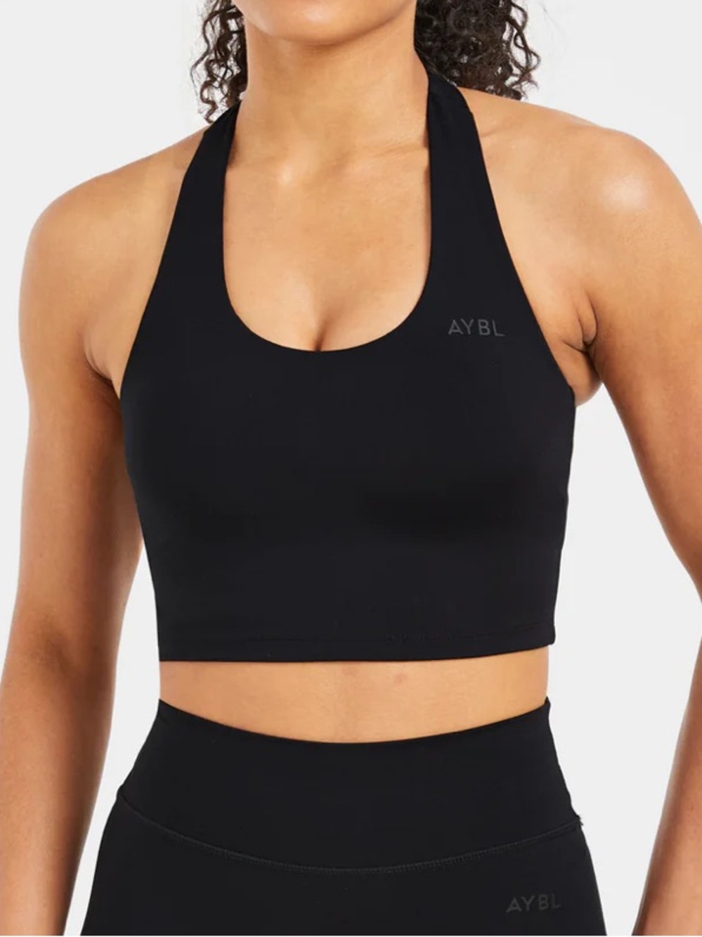 AYBL Staple Halterneck Crop Top